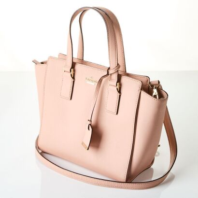 Kate Spade, Pink Saffiano Leather Two Way Tote Bag