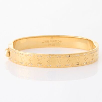 Louis Vuitton Nanogram Diamante Bangle M