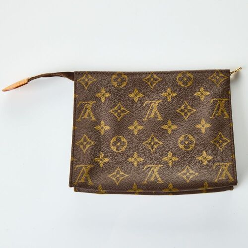 Louis Vuitton, Monogram Canvas Toiletry 19 Cosmetic Pouch