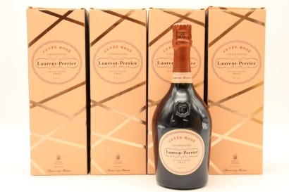 (4) NV Laurent-Perrier Cuvee Rose Brut, Champagne, France