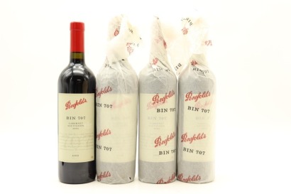 (4) 2004 Penfolds Bin 707 Cabernet Sauvignon, South Australia [JR17.5] [RP95] [JO97]