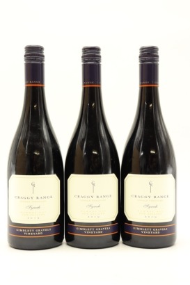 (3) 2019 Craggy Range Syrah, Gimblett Gravels