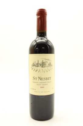 (1) 2009 St Nesbit Cabernet - Merlot - Petit Verdot, Auckland