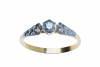 A solitaire diamond ring, claw set with a modern brilliant cut diamond of estimated weight 0.20 carat. 18ct yellow gold. Weight 1.8 grams. Size M.