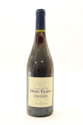 (1) 2009 Chateau Mont-Thabor Cotes du Rhone, France