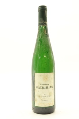 (1) 2012 Edition Maximilian Riesling Spatlese, Rheingau