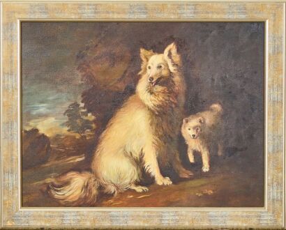 Oil on Canvas- Dogs