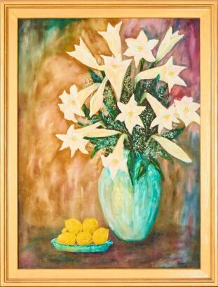 Oil on Canvas- Flowers