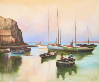 Oil on Canvas-Harbourside