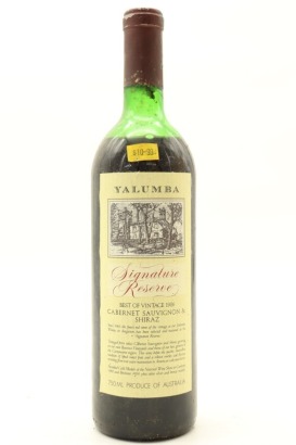 (1) 1986 Yalumba The Signature Cabernet Sauvignon - Shiraz, Barossa Valley (MS)