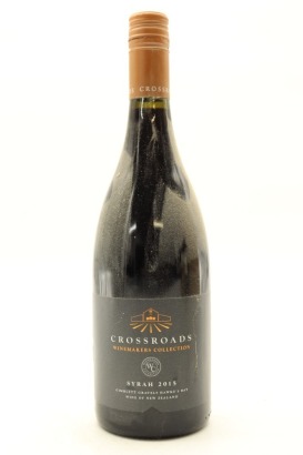 (1) 2015 Crossroads Winemaker Collection Syrah, Hawke's Bay