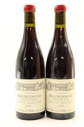 (2) 2015 Nicolas Potel Domaine de Bellene Bourgogne Pinot Noir Maison Dieu Vieilles Vignes, Burgundy