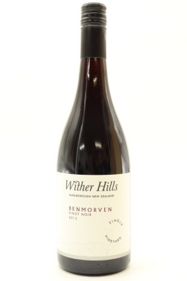 (1) 2013 Wither Hills Single Vineyard Benmorven Pinot Noir, Marlborough