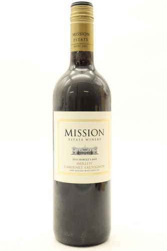 (1) 2016 Mission Estate Winery Cabernet - Merlot, Hawke's Bay