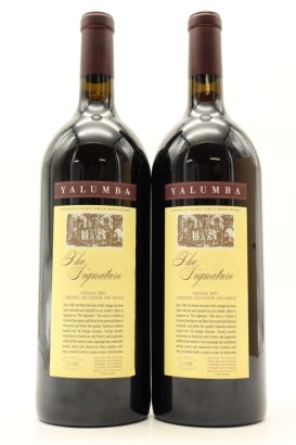 (2) 2001 Yalumba The Signature Cabernet Sauvignon - Shiraz, Barossa Valley, 1500ml [RP95]