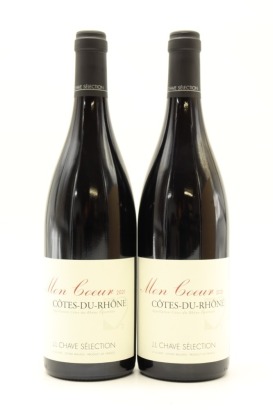 (2) 2021 Domaine Jean-Louis Chave Selection Cotes du Rhone Mon Coeur, Rhone