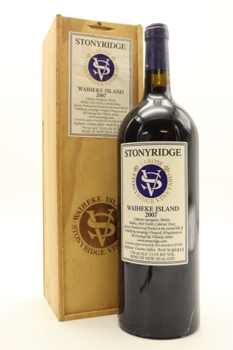 (1) 2007 Stonyridge Vineyard Larose, Waiheke Island, 1500ml (GB)