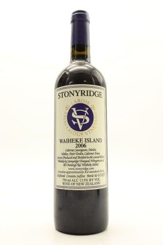 (1) 2006 Stonyridge Vineyard Larose, Waiheke Island