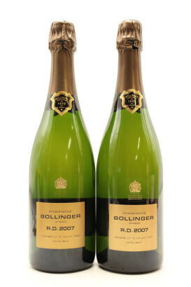 (2) 2007 Bollinger R.D. Extra Brut, Champagne