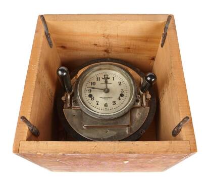 An American Clockwork Calculograph in Wooden Case