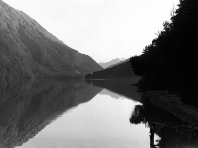 Early Morning on Lake Gunn, Eglington Vallery, Fiordland