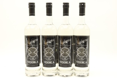 (4) 2014 Waiwera Organic Winery Vodka, 700ml, 40% ABV