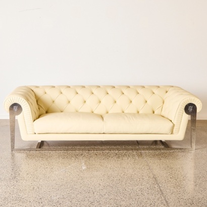 A Leather Sofa By Chester Dudley Sofa For Visionnaire