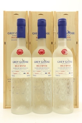 (3) Grey Goose 'Interpreted by Ducasse' Toasted Wheat Vodka, 40% ABV (GB)