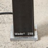 A Wade Clear Cast Glass Black Floor Light - 2