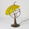 A Rare Copper Plated Steel Stephane Rondel Lamp - 2