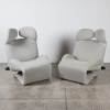 A Pair of Wink Chairs by Toshiyuki Kita for Cassina