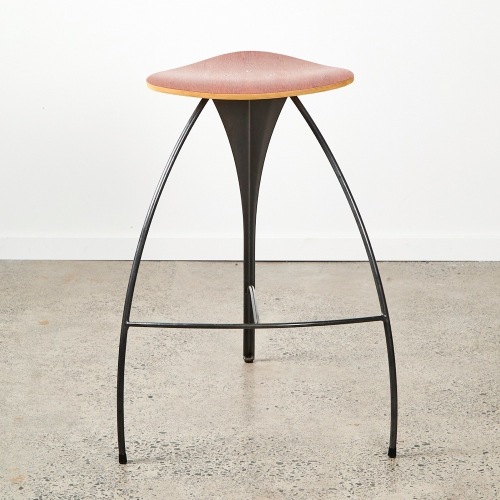 A Tall Gary Hunt Crisp Bar Stool by Brilliant Studio