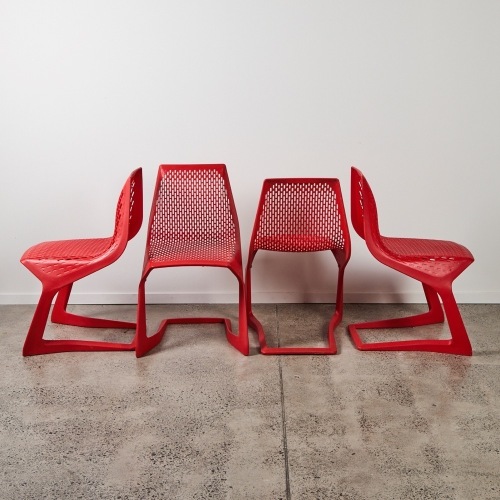 Six Konstantin Grcic Myto Chairs