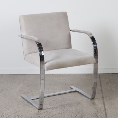 A Mies van der Rohe Flat Bar BRNO Chair