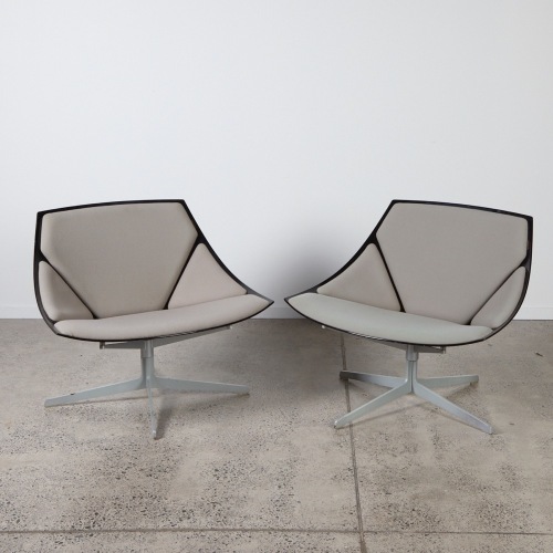 A Pair of Jehs and Lab 2002 Space Chairs for Fritz Hansen