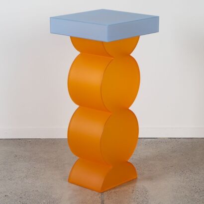 A Postmodern Cassina-Style Acrylic Plinth