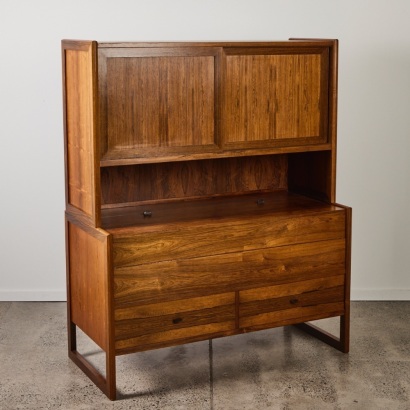 A Danish Tall Sideboard Attributed to Arne Wahl Iversen