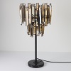 A Faceted Pendant Table Lamp