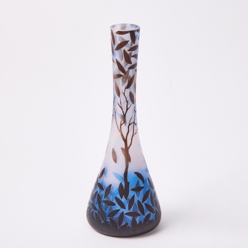 An Art Nouveau Cameo Glass Vase