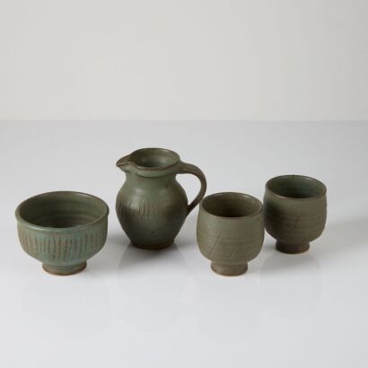 A Mirek Smisek Jug and Tumbler Set