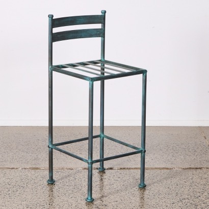 A Patina Look Single Stool