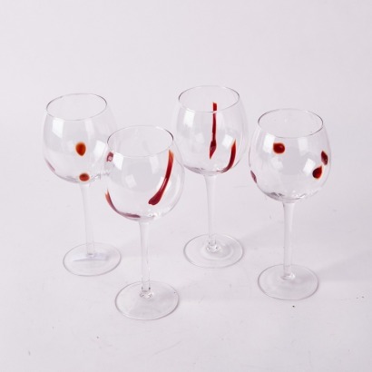 A Set of Four Art Glasses