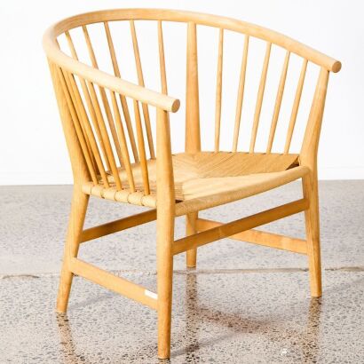 A PP112 Easy Chair by Hans Wegner for PP Mobler