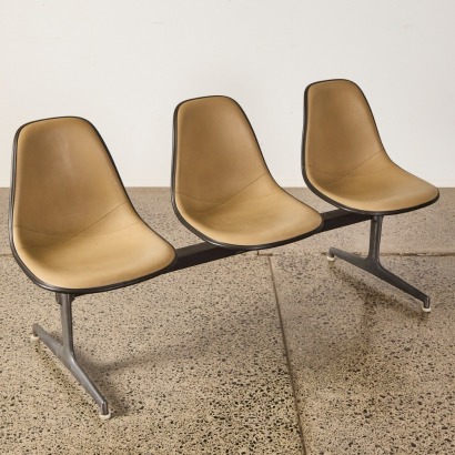 An Eames Tandem Bench