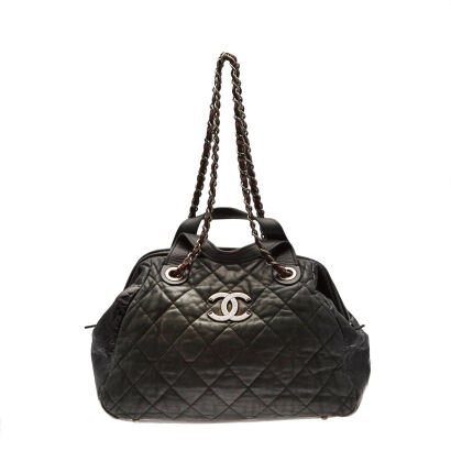 Chanel Vintage Quilted Iridescent Shoulder Bag