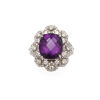 18ct Amethyst and Diamond Ring - 2