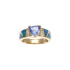 14ct Tanzanite and Opal Ring