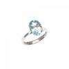 18ct White Gold Aquamarine Ring