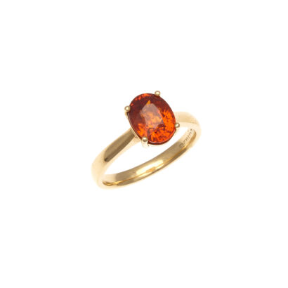 18ct Mandarin Garnet Ring