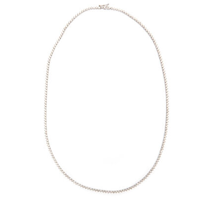 18ct White Gold Diamond Necklace